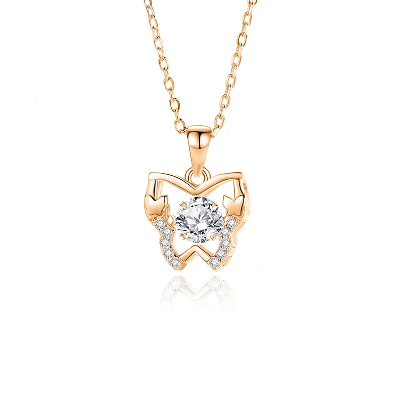 Zircon White Diamond Rose Gold