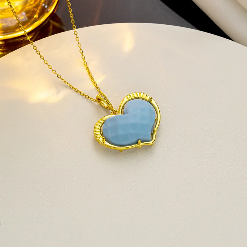 326 Blue Love Necklace