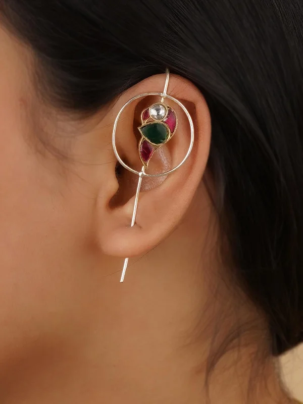 Double hoop earrings for women -Multicolor Earrings - TR-EAR10M