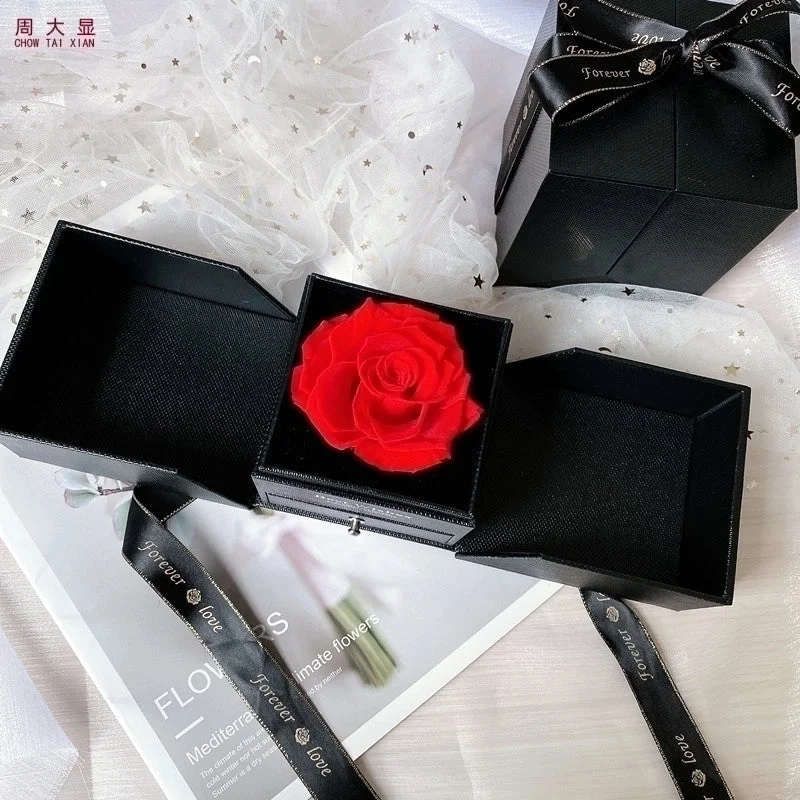 Double Door Eternal Rose Gift Box|30% Silver