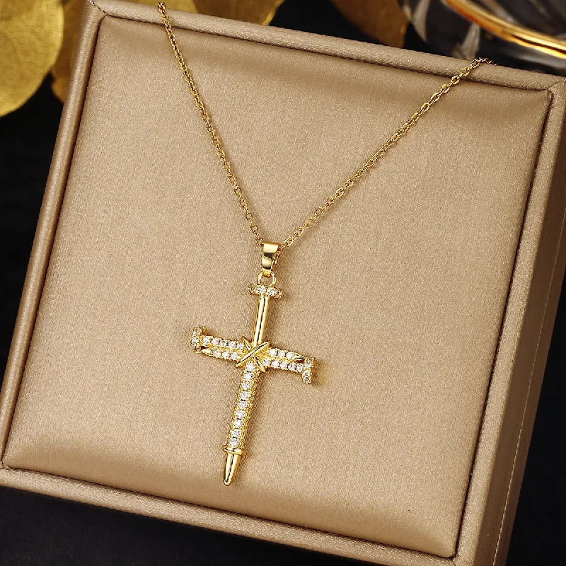 8816 Nail Cross Gold