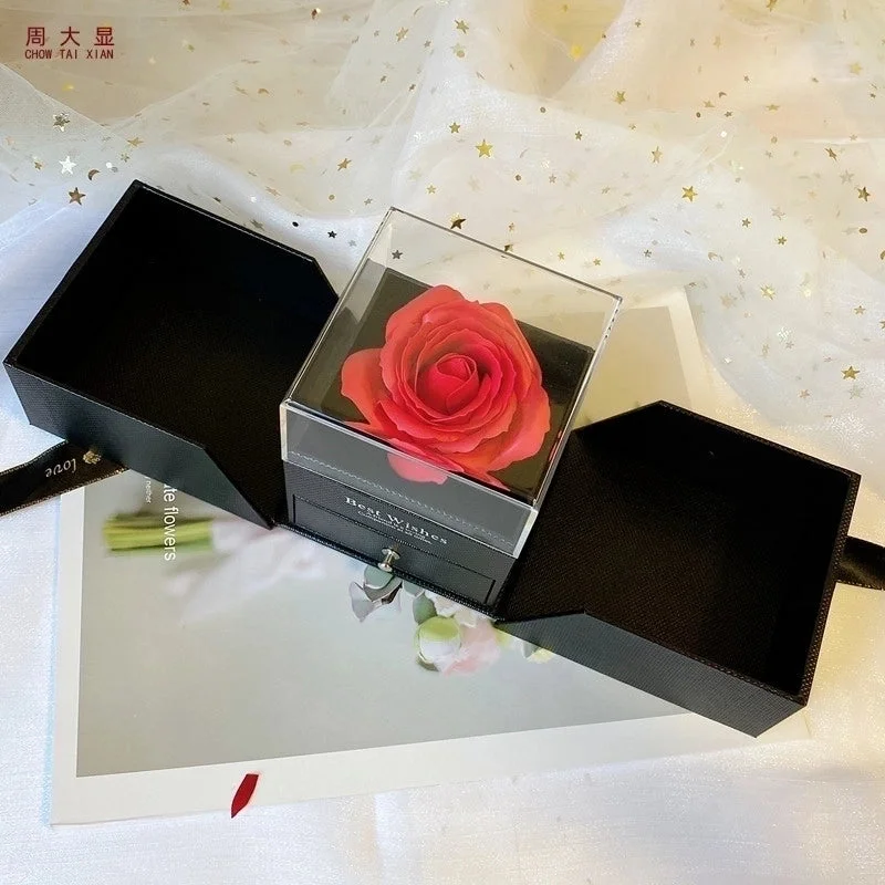 Double Door Rose Gift Box|30% Silver