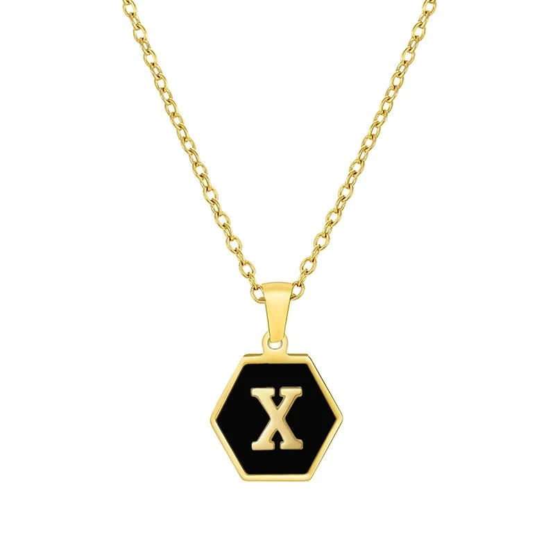 Black X (Including Chain)