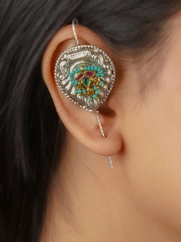 Trendy earrings for women -Multicolor Tribal Earrings - EK-SFEAR253