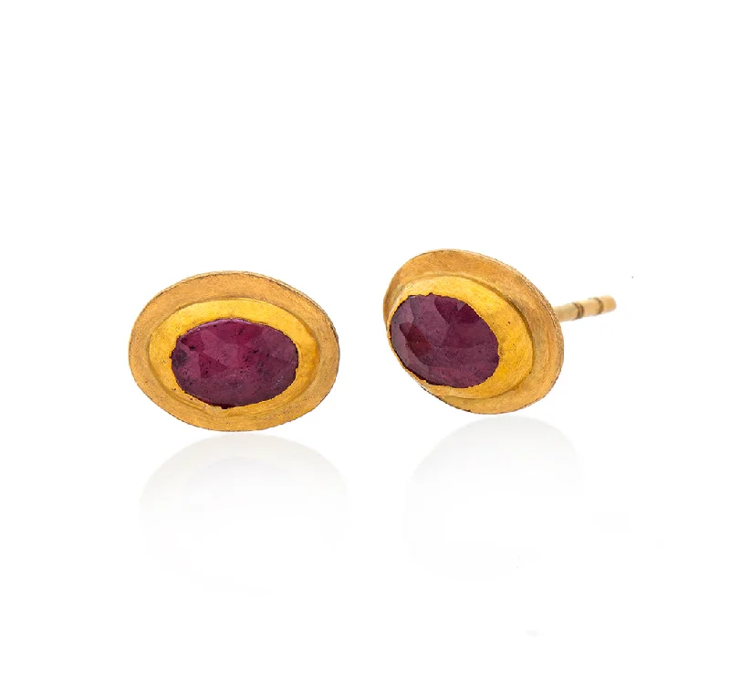 Statement earrings for women -Nava Zahavi Radiant Pink Earrings