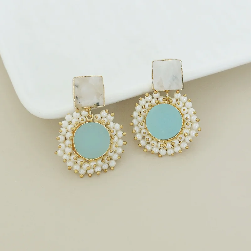 Moonstone + Ocean Blue