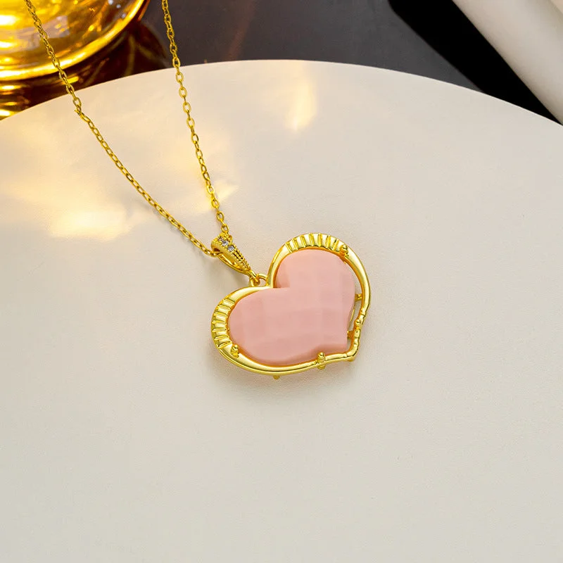 326 Pink Love Necklace