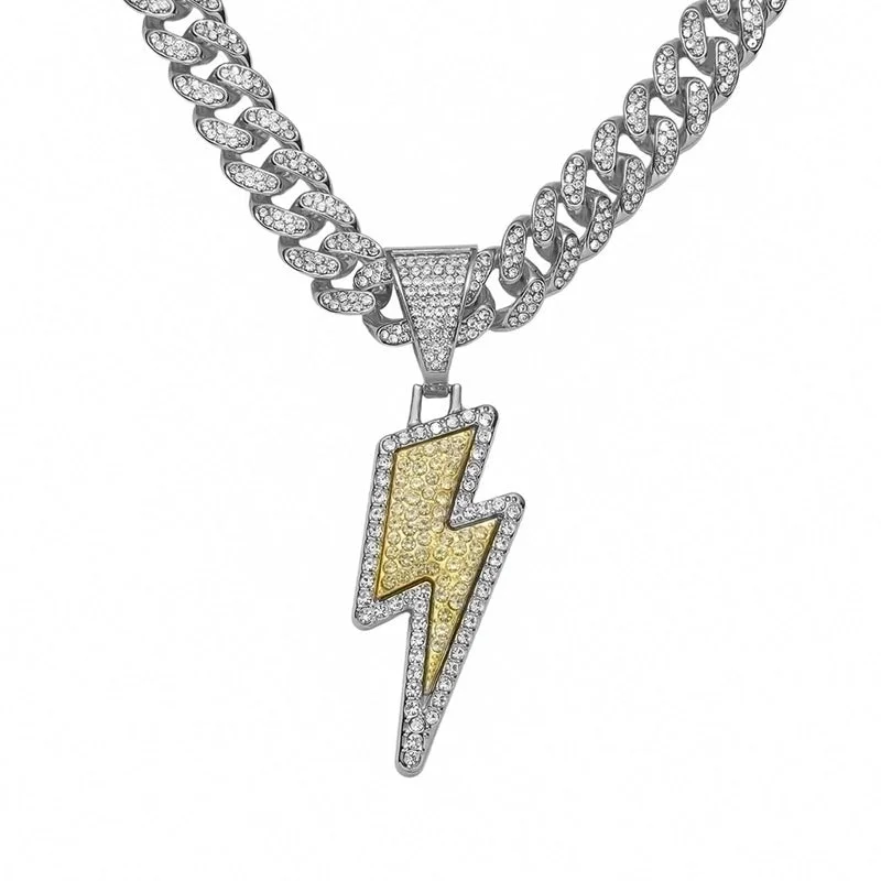 Single Pendant-Silver (Lightning)