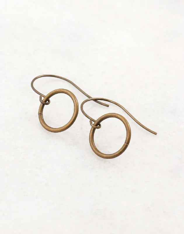 Natural stone earrings for women -Eternity Ring Keeper Earrings, (1 pair)