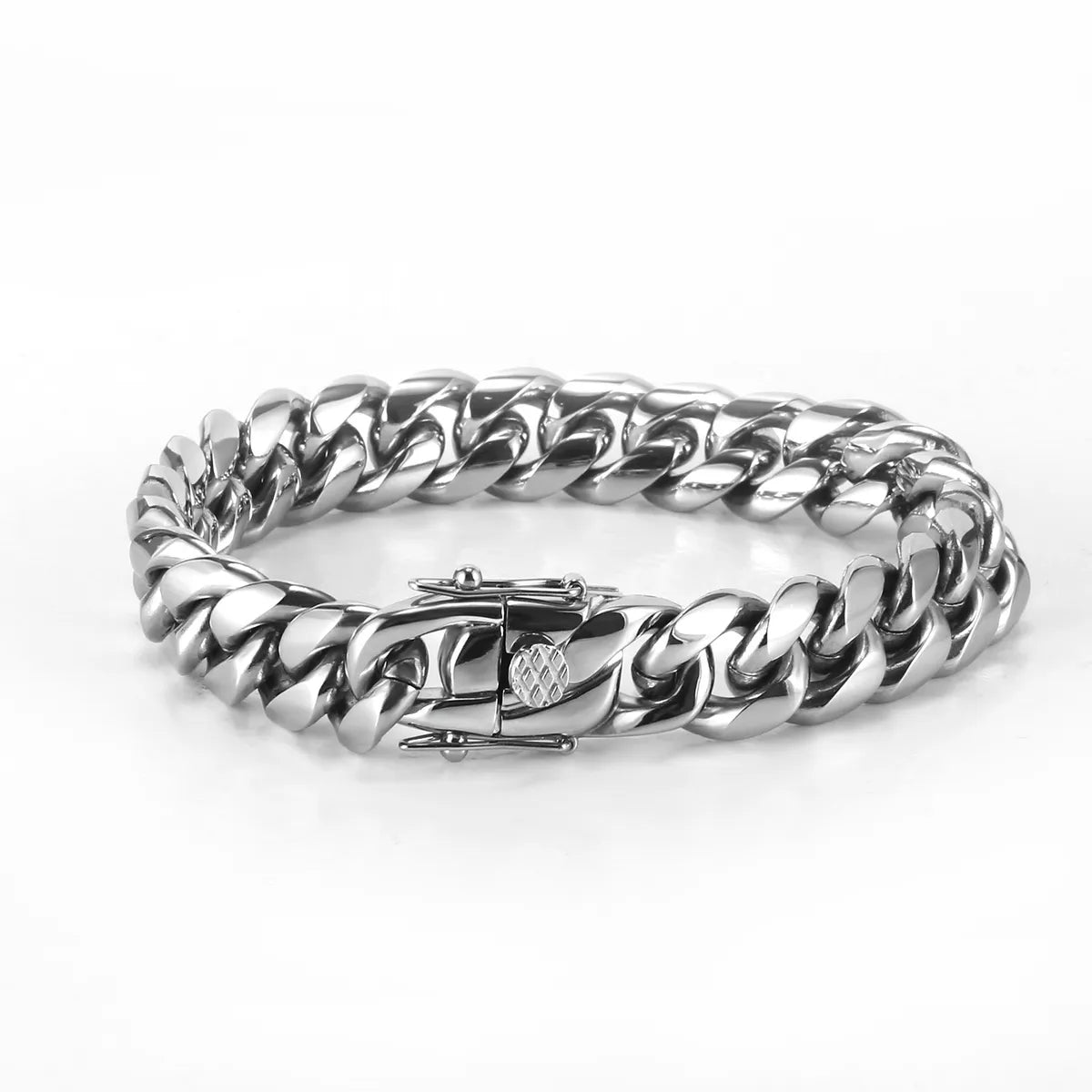 Bracelet Steel Color 10mm/21cm