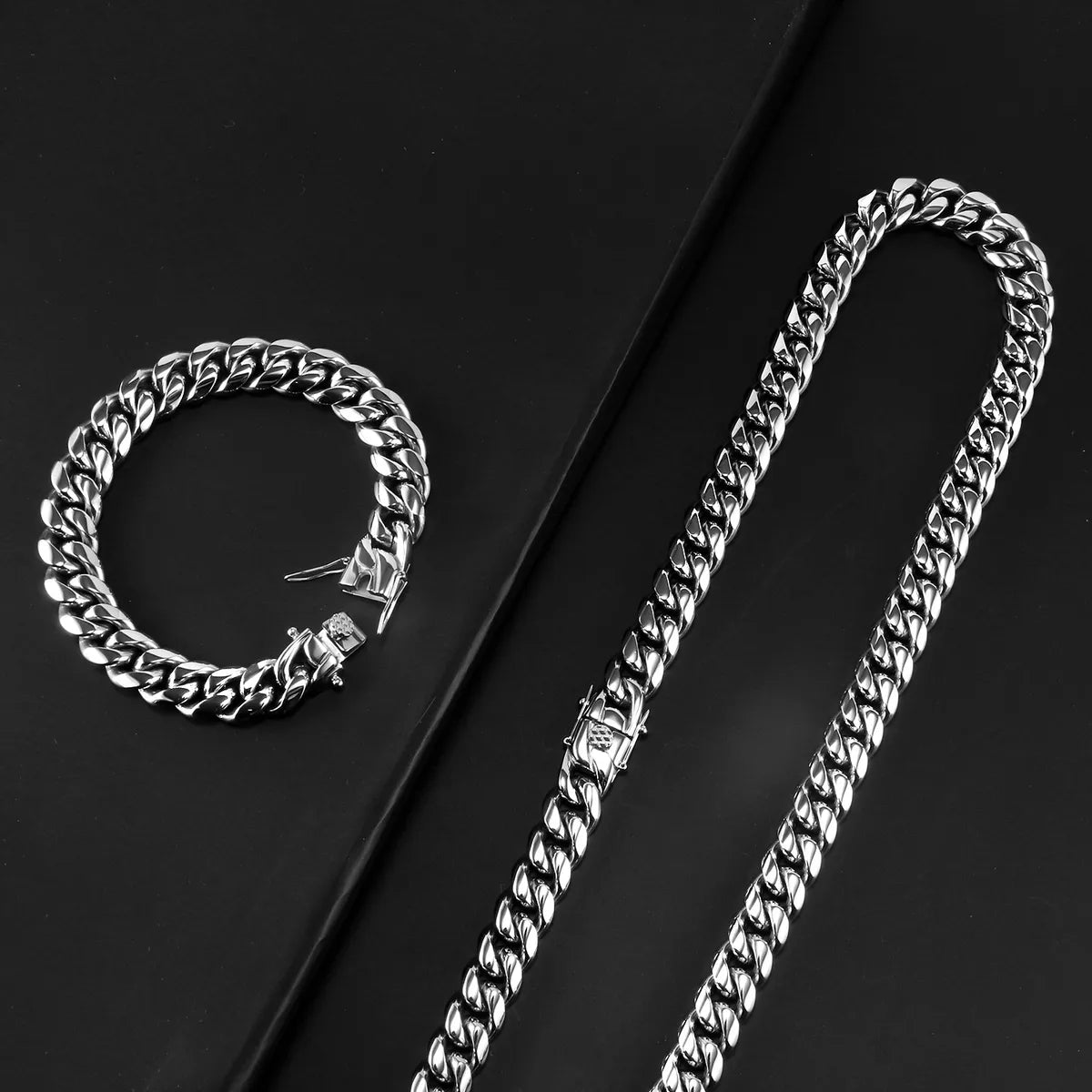 Necklace Steel 8mm/55cm