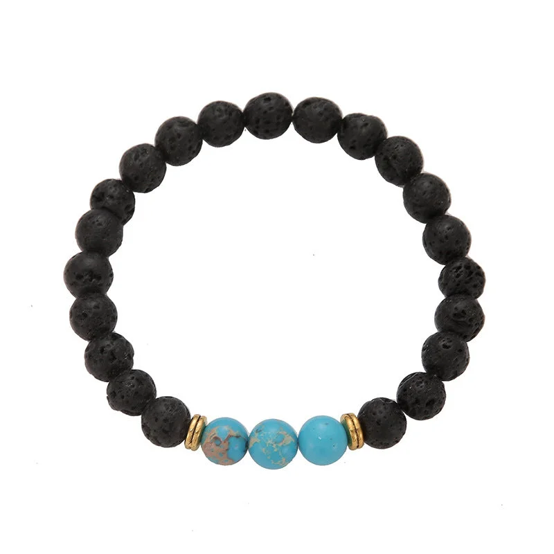 Simple bracelets for women -Fashion Round No Inlaid Bracelets