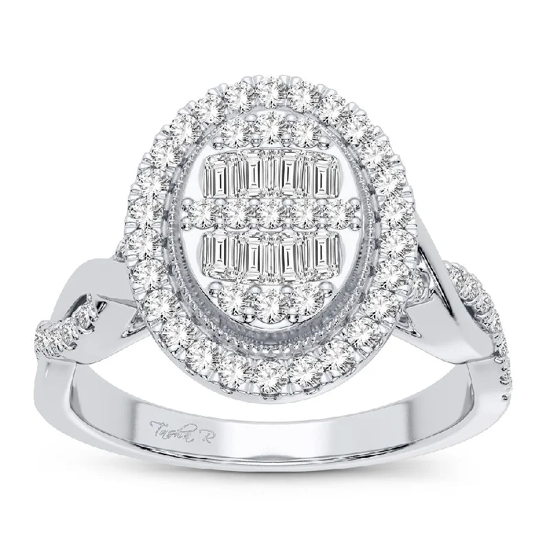 Bridal engagement rings for women -14K 0.40CT Diamond Ring