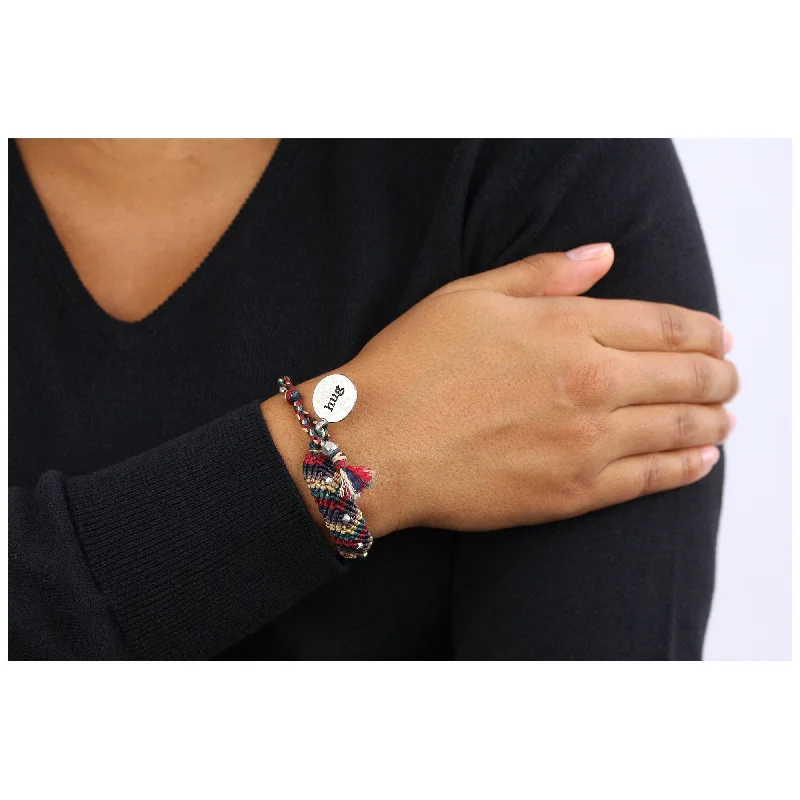 Colored bracelets for women -Wakami Have A Hug Bracelet