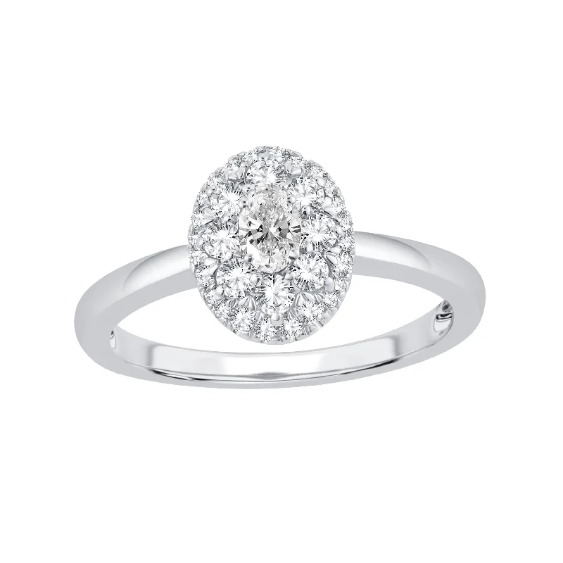 Engagement rings with ethical diamonds for women -14K 0.52ct Engagement Ring