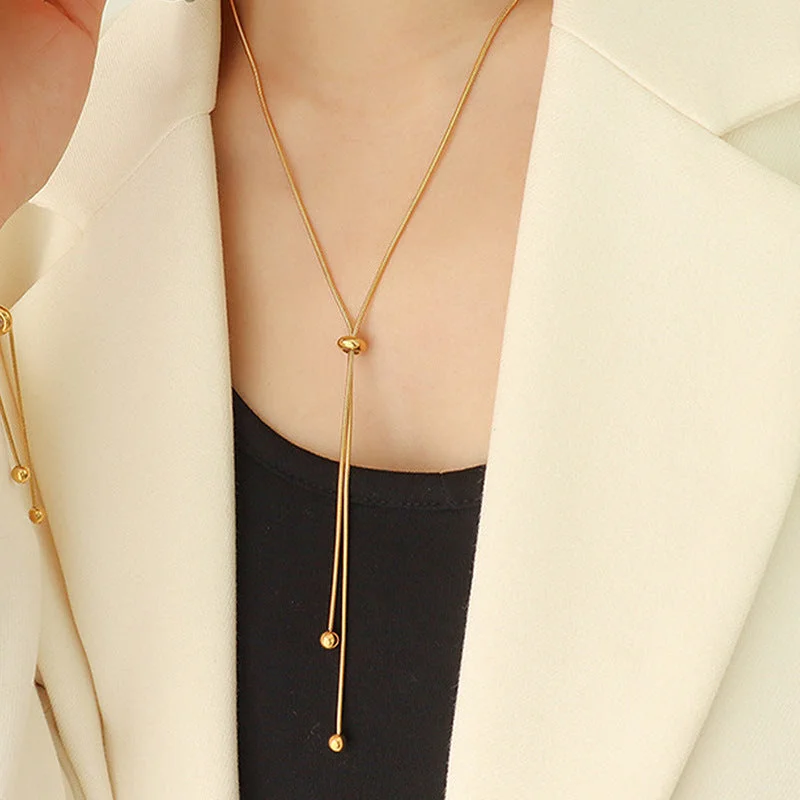 Necklace 65cm Gold