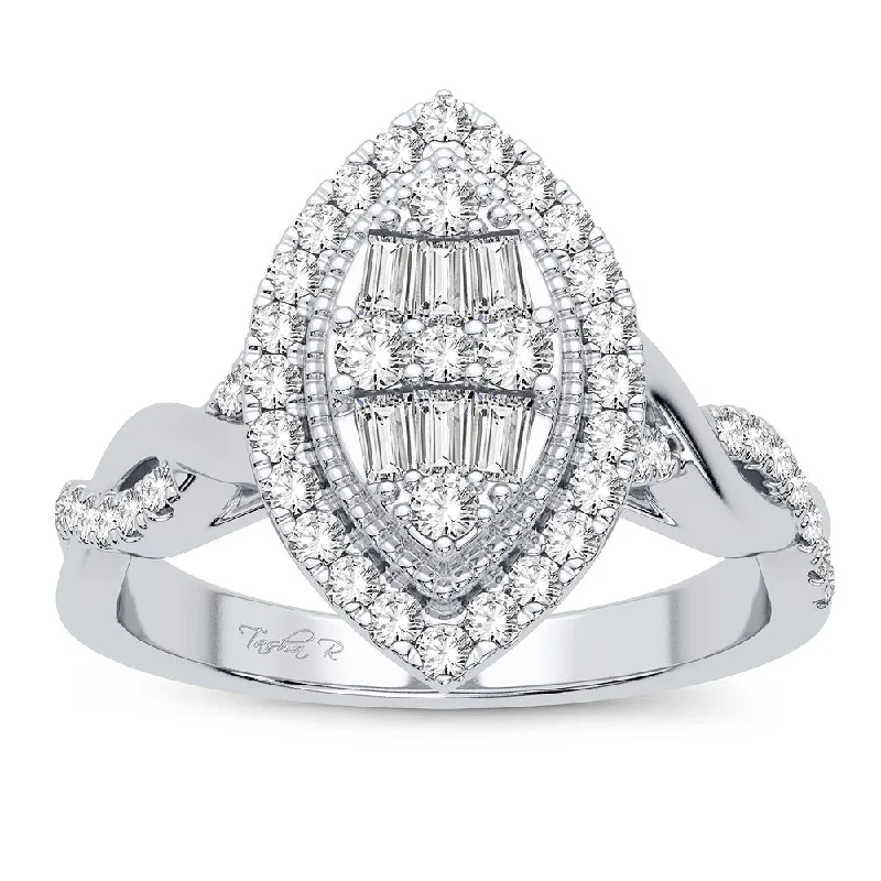 Luxury diamond engagement rings for women -14K 0.40CT Diamond Ring