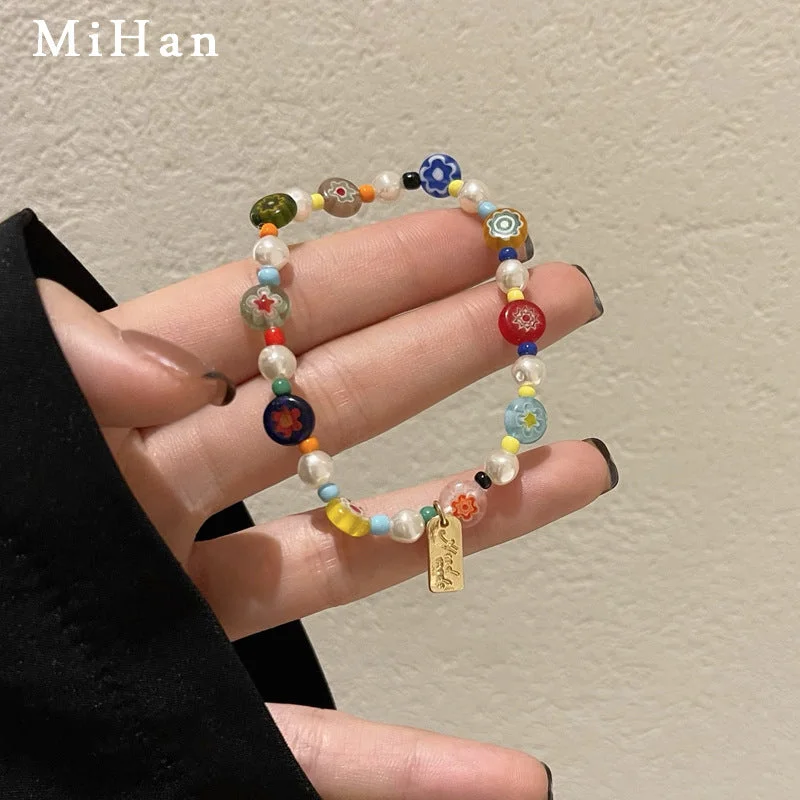 Internet-Famous and Vintage Fashion Candy Color Bracelet