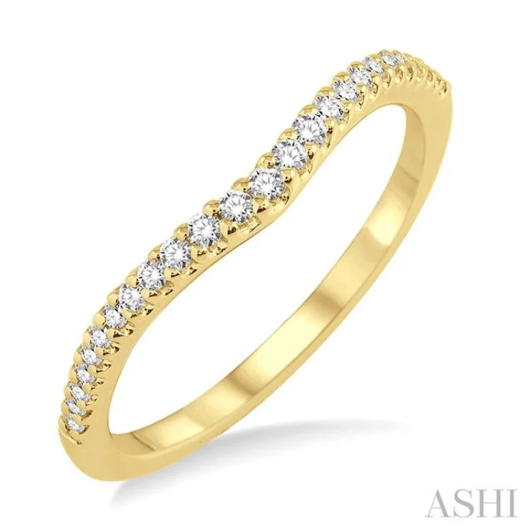 Diamond engagement rings for women -1/6 ctw Round Cut Diamond Wedding Band in 14K Yellow Gold