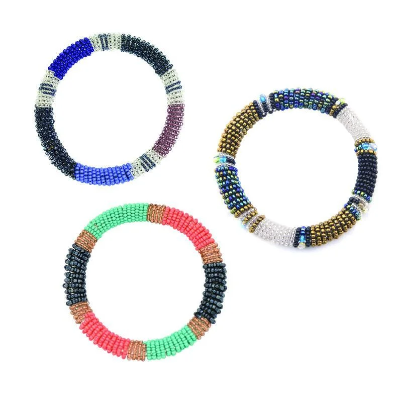 Statement bracelets for women -Maasai Bangle Bracelet