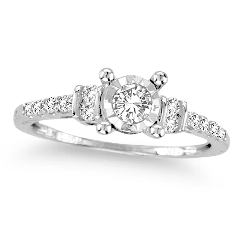 Engagement rings with classic design for women -14K  0.50CT  Diamond RING