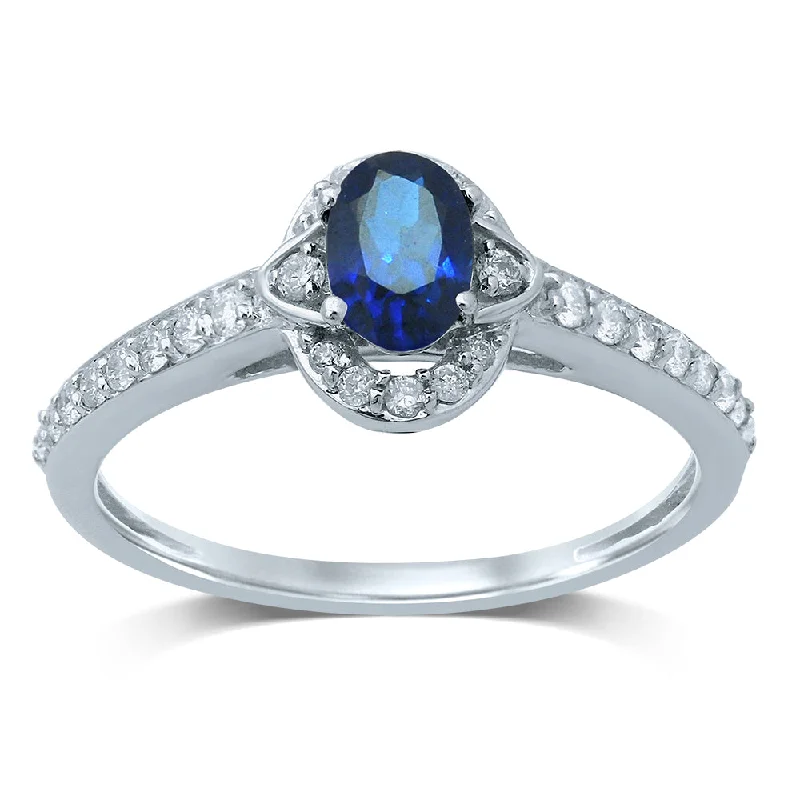 Unique gemstone engagement rings for women -14K 0.25CT Diamond RING