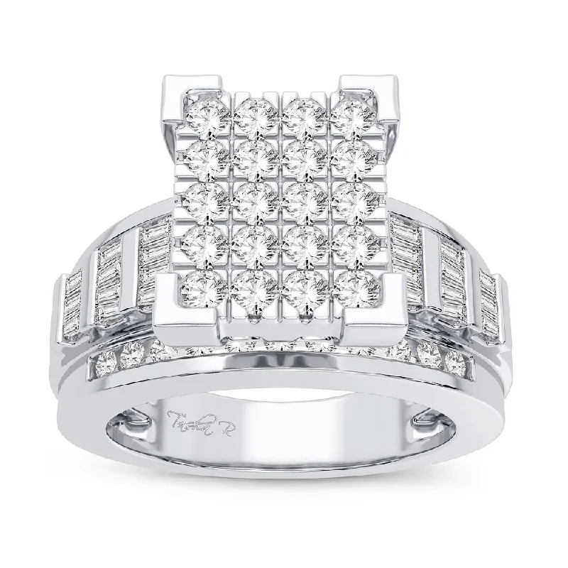 Diamond solitaire engagement rings for women -10K 1.00CT Diamond Ring