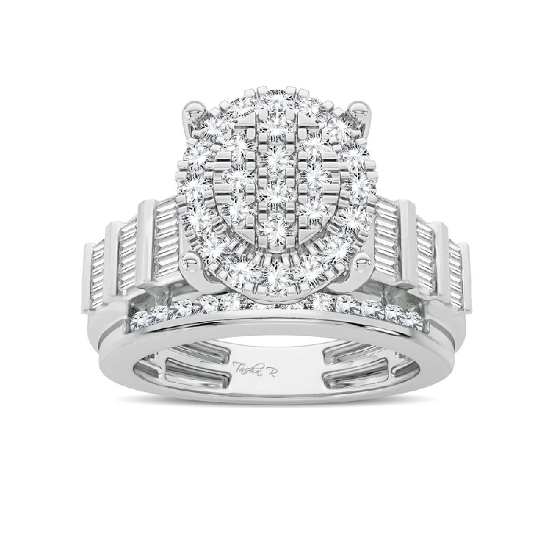 Simple engagement rings for women -10K 1.00CT Diamond Ring