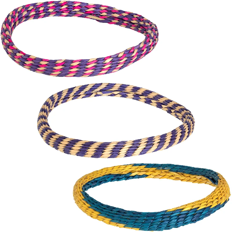 Fashion bangles for women -Handmade Woven Grass Bracelet